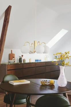 Nordlux Kjøkkenbelysning Tak|Lysekroner<Franca takpendel - Messing/Opal