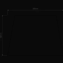 Astro Lighting Lampeskjermer<French Drum 220 lampeskjerm