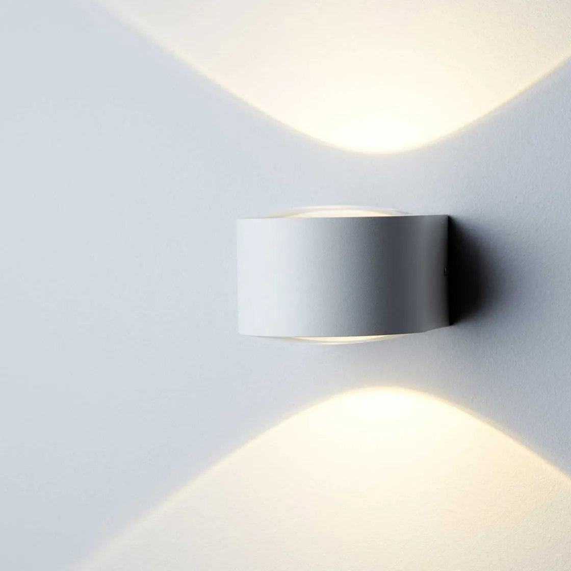 LOOM Design Utelamper Med Opp/Ned Lys|Baderomsbelysning Vegg<Frey vegglampe IP65 2x6W 2700K -