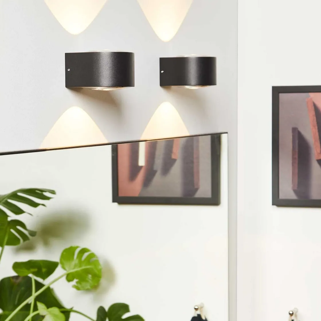 LOOM Design Utelamper Med Opp/Ned Lys|Baderomsbelysning Vegg<Frey vegglampe IP65 2x6W 2700K -