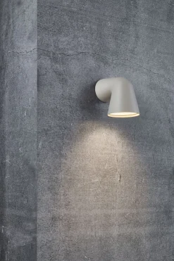 Nordlux Utelamper - Klassiske Vegglamper<Front single vegglampe IP44 GU10