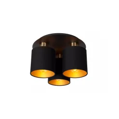 Lucide Kjøkkenbelysning Tak|Taklamper / Takplafonder<Fudral taklampe 3 - Svart/Gull