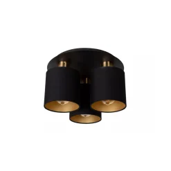 Lucide Kjøkkenbelysning Tak|Taklamper / Takplafonder<Fudral taklampe 3 - Svart/Gull