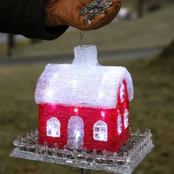 Konstsmide Hagefigurer<Fuglehus med LED lys