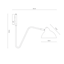 Dyberg Larsen Interiørlamper<Futura vegglampe