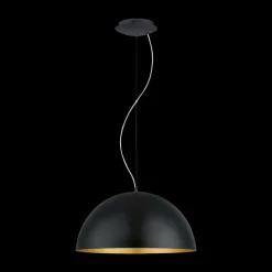 Eglo Kjøkkenbelysning Tak|Takpendler<Gaetano 1 pendel, Svart/gull