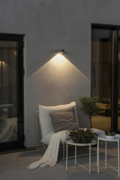 Konstsmide Utelamper Med Opp/Ned Lys<Gela vegglampe utendørs ned 6W IP54 - Mørk