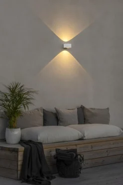 Konstsmide Utelamper Med Opp/Ned Lys<Gela vegglampe utendørs opp/ned 2x6W IP54 -