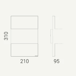 Norlys Utelamper Med Opp/Ned Lys<Geneva LED