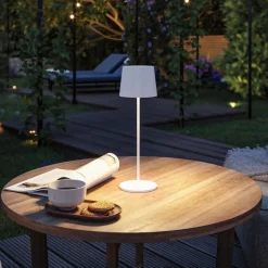 Paulmann Oppladbare Bordlamper<Gilo portabel bordlampe oppladbar 2,8W 2700 Kelvin IP44