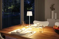 Paulmann Oppladbare Bordlamper<Gilo portabel bordlampe oppladbar 2,8W 2700 Kelvin IP44