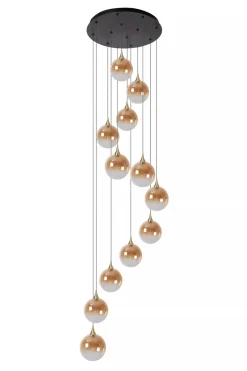 Lucide Kjøkkenbelysning Tak|Takpendler<Gisela takpendel 61 cm 12 x 3,5W 2700 Kelvin - Dimbar