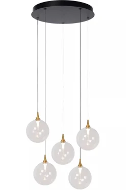 Lucide Kjøkkenbelysning Tak|Takpendler<Gisela takpendel 48 cm 5 x 3,8W 2700 Kelvin - Dimbar