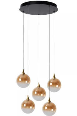 Lucide Kjøkkenbelysning Tak|Takpendler<Gisela takpendel 48 cm 5 x 3,8W 2700 Kelvin - Dimbar