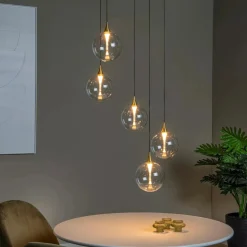 Lucide Kjøkkenbelysning Tak|Takpendler<Gisela takpendel 48 cm 5 x 3,8W 2700 Kelvin - Dimbar