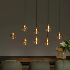 Lucide Kjøkkenbelysning Tak|Takpendler<Gisela takpendel 8 x 3,9W 2700 Kelvin - Dimbar