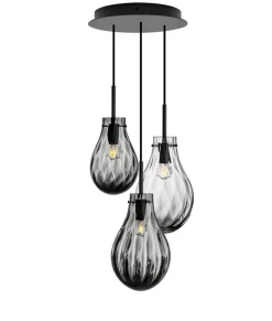 Hadeland Glassverk Kjøkkenbelysning Tak|Takpendler<Glitre Dråper 3 stk -