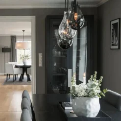 Hadeland Glassverk Kjøkkenbelysning Tak|Takpendler<Glitre Dråper 3 stk -