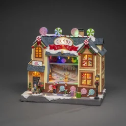 Konstsmide Juledekorasjon|Julebyer<Godterifabrikk 26,5 cm 16 LED