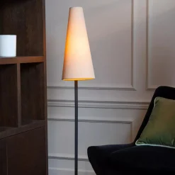 Lucide Interiørlamper Gulv<Gregory gulvlampe 140 cm - Kremfarget