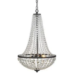 Marksløjd Kjøkkenbelysning Tak|Lysekroner<Gränsö lysekrone 2l - Svart/klar -