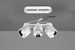 Trio Lighting Kjøkkenbelysning Tak|Spotter & Skinner<Guayana takspot 3-lys GU10 - Kan felles inn i tak