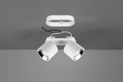 Trio Lighting Kjøkkenbelysning Tak|Spotter & Skinner<Guayana takspot 2-lys GU10 - Kan felles inn i tak