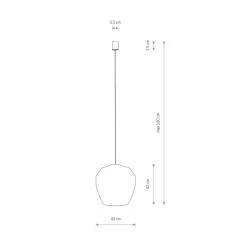 Nowodvorski Kjøkkenbelysning Tak|Takpendler<Haiti takpendel 43 cm