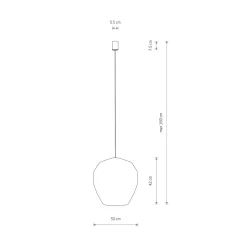 Nowodvorski Kjøkkenbelysning Tak|Takpendler<Haiti takpendel 50 cm
