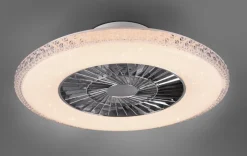 Reality Takvifter<Harstad tak vifte 3000-6500K 39,6W m/Fjernkontroll - farget