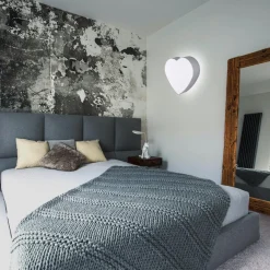 TK Lighting Barneromsbelysning<Heart vegglampe