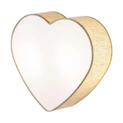 TK Lighting Barneromsbelysning<Heart vegglampe