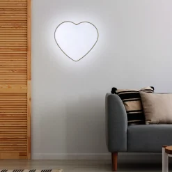 TK Lighting Barneromsbelysning<Heart vegglampe
