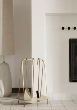 Ferm Living Interiørlamper Gulv<Hebe Gulvlampe Hvit/Natur