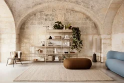 Ferm Living Interiørlamper Gulv<Hebe Gulvlampe Mørk grå/Natur