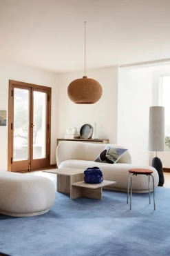 Ferm Living Interiørlamper Gulv<Hebe Gulvlampe Mørk grå/Natur