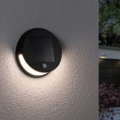 Paulmann Solcellebelysning|Utelamper Med Opp/Ned Lys<Helena vegglampe utendørs 3W 3000 Kelvin m/bevegelses sensor - Solcelle