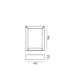 Norlys Lightup-Pris|Pullert<Hellvik 2400 pullert 55 cm 6,9W 3000K IP65 dimbar