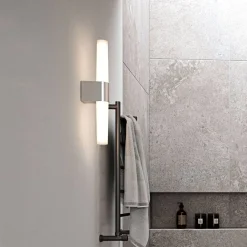 Nordlux Belysning Over Speilet På Badet|Baderomsbelysning Vegg<Helva Double Basic vegglampe baderom IP44