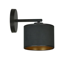 Emibig Interiørlamper<Hilde vegglampe - Sort/Gullfarget