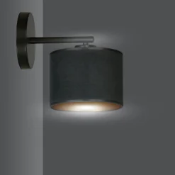 Emibig Interiørlamper<Hilde vegglampe - Sort/Gullfarget