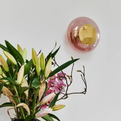 EBB & FLOW Kjøkkenbelysning Tak|Interiørlamper<Horizon taklampe/vegglampe S - Korall/Gull