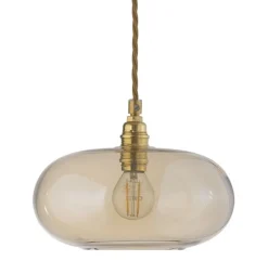 EBB & FLOW Kjøkkenbelysning Tak|Takpendler<Horizon takpendel 21 Golden Smoke/gull