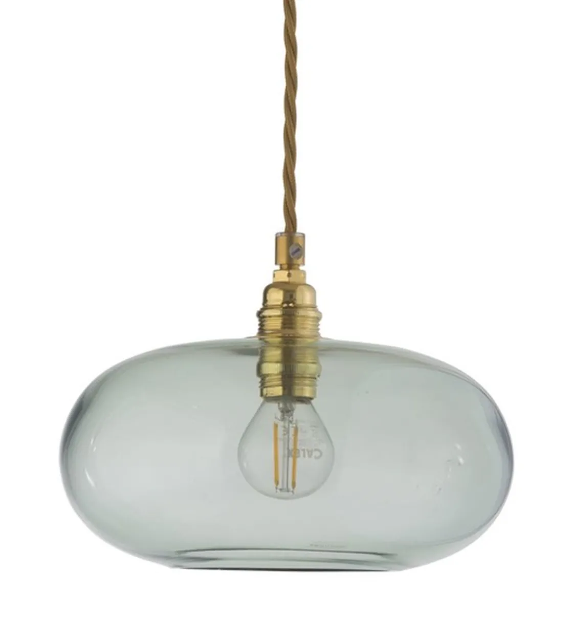 EBB & FLOW Kjøkkenbelysning Tak|Takpendler<Horizon takpendel 21 lys grønn/gull