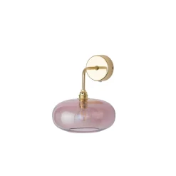 EBB & FLOW Interiørlamper<Horizon vegglampe - Obsidian/gull