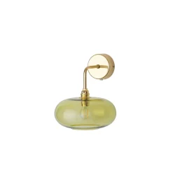 EBB & FLOW Interiørlamper<Horizon vegglampe -Oliven/gull