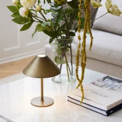 Halo Designs Bordlamper For Utendørsbruk|Bordlamper Ute<Hygge bordlampe 19 oppladbar - Antikk