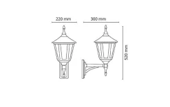 Sg Armaturen As Lightup-Pris|Utelamper - Klassiske Vegglamper<Ibiza vegglampe utendørs E27