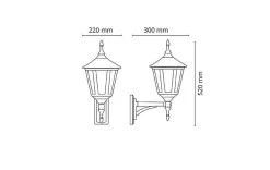 Sg Armaturen As Lightup-Pris|Utelamper - Klassiske Vegglamper<Ibiza vegglampe utendørs E27