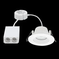 Norlux Lightup-Pris<Icarus lavtbyggende downlight Isosafe 7W RA95 2700K 68-83 mm dimbar 8 pakning -